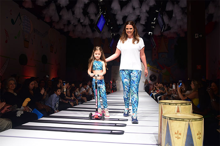 Junno Andrade e famosos participam do Fashion Weekend Kids