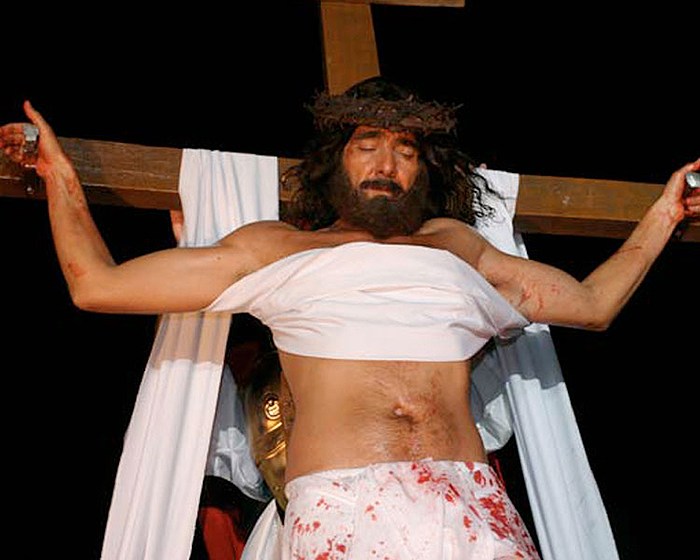 Alexandre Borges já interpretou Jesus em 2007, no Autódromo de Interlagos, em São Paulo