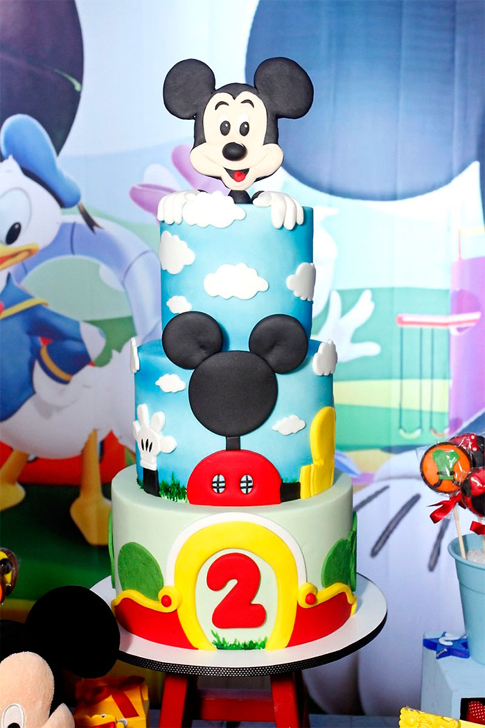 O big bolo do Mickey