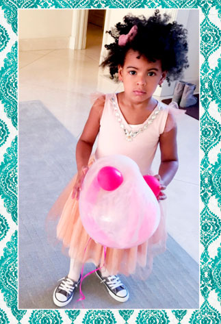 Beyoncé mostra detalhes da festa de 4 anos de Blue Ivy