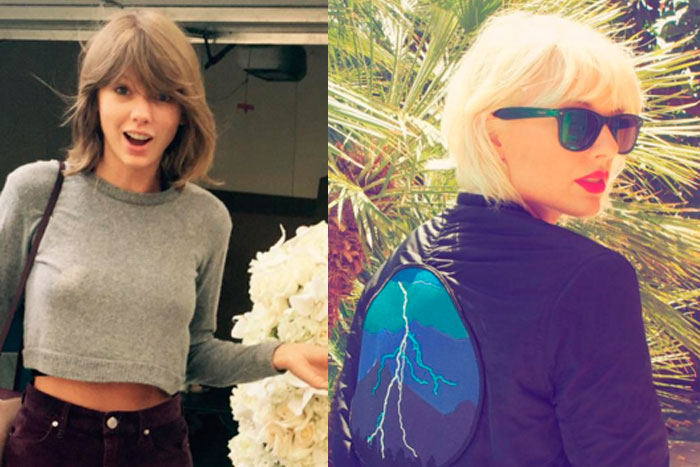 O loiro já era comum para Taylor Swift, mas a cantora resolveu radicalizar e platinou o cabelo para estampar a capa da revista Vogue e esbanjou estilo, depois disso, no festival Coachella. Diva, né?