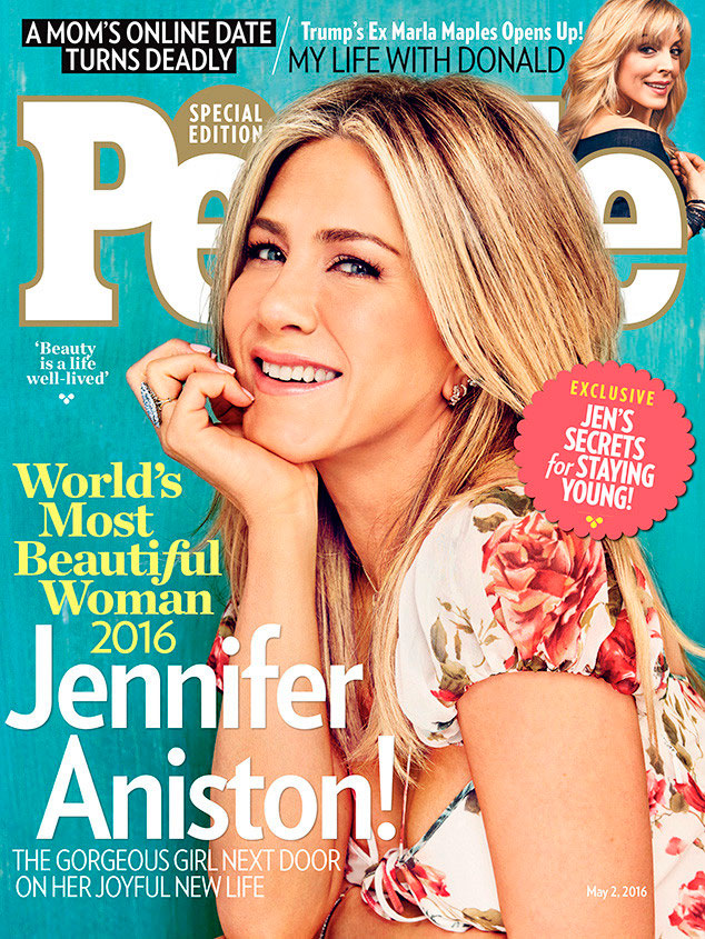  Aos 47, Jennifer Aniston é eleita a mais bonita do mundo