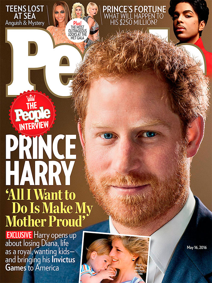 Príncipe Harry afirma: 'Quero deixar minha mãe orgulhosa'