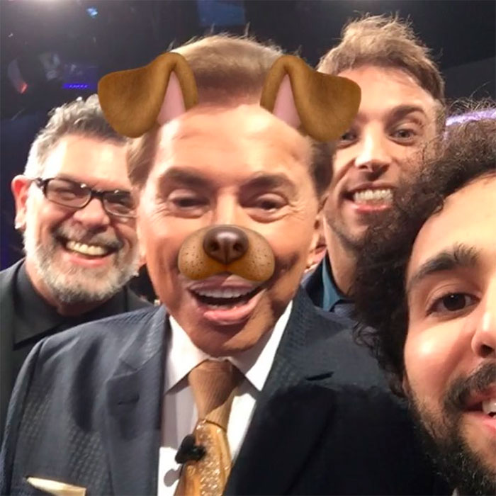 Silvio Santos entra na onda do Snapchat