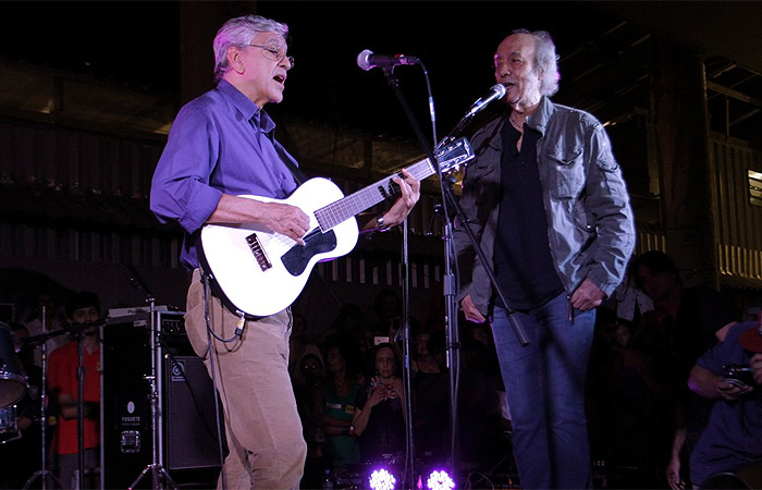 Caetano Veloso, Seu Jorge e Erasmo Carlos fazem show juntos