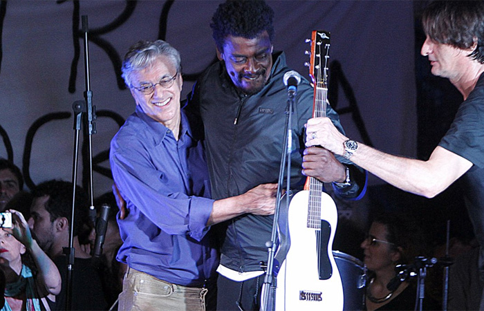 Caetano Veloso, Seu Jorge e Erasmo Carlos fazem show juntos