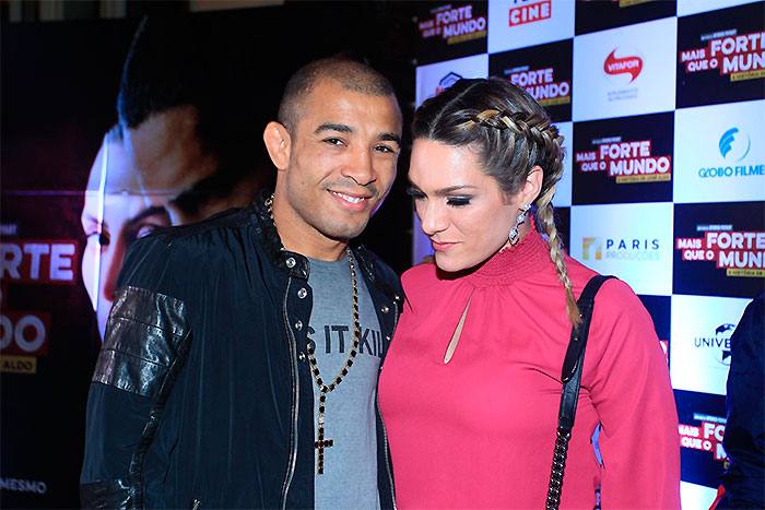 José Aldo e sua esposa, Vivianne Aldo