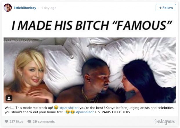 Paris Hilton curte meme e alfineta Kim Kardashian. Veja!