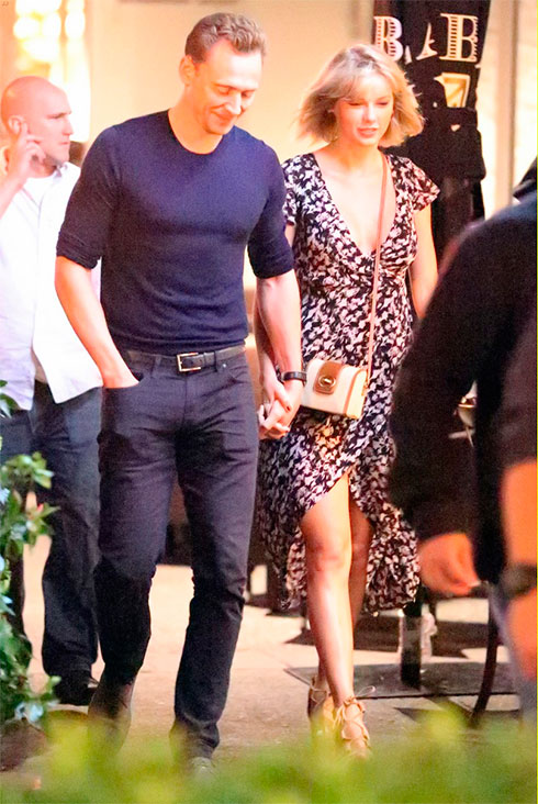  Taylor Swift e Tom Hiddleston curtem jantar a dois