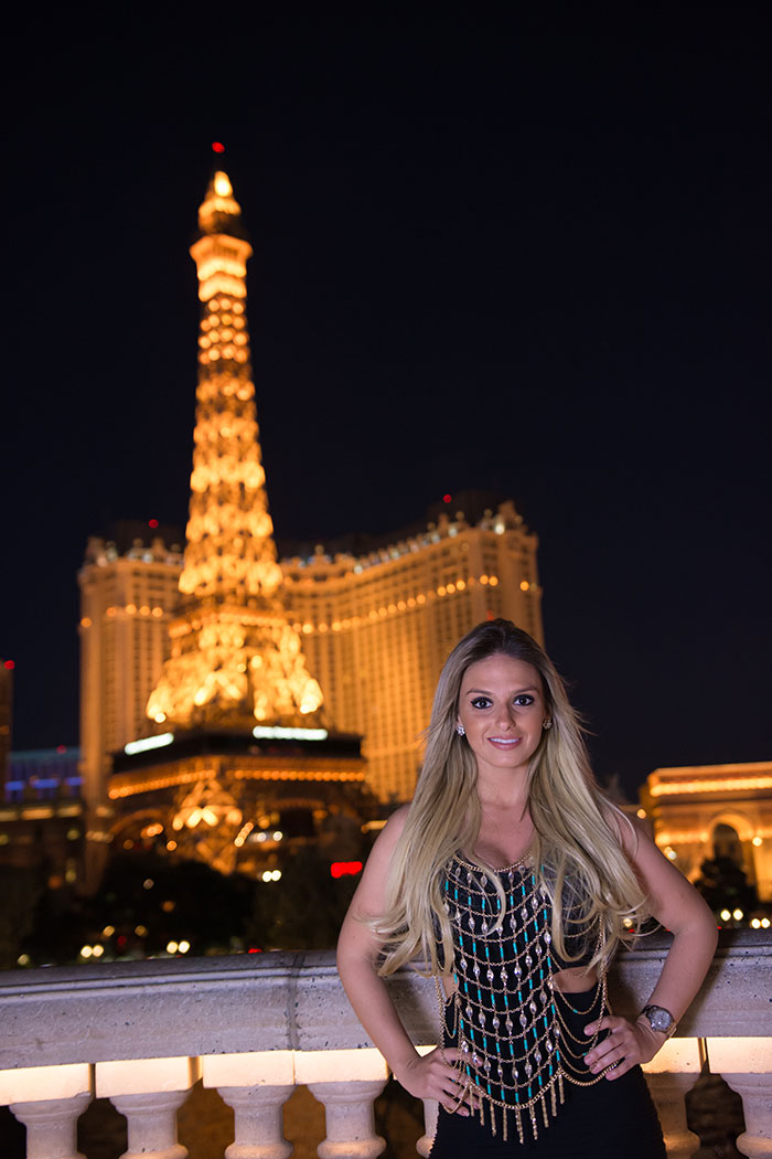 Giovanna Vilarinho grava seu primeiro clipe em Las Vegas
