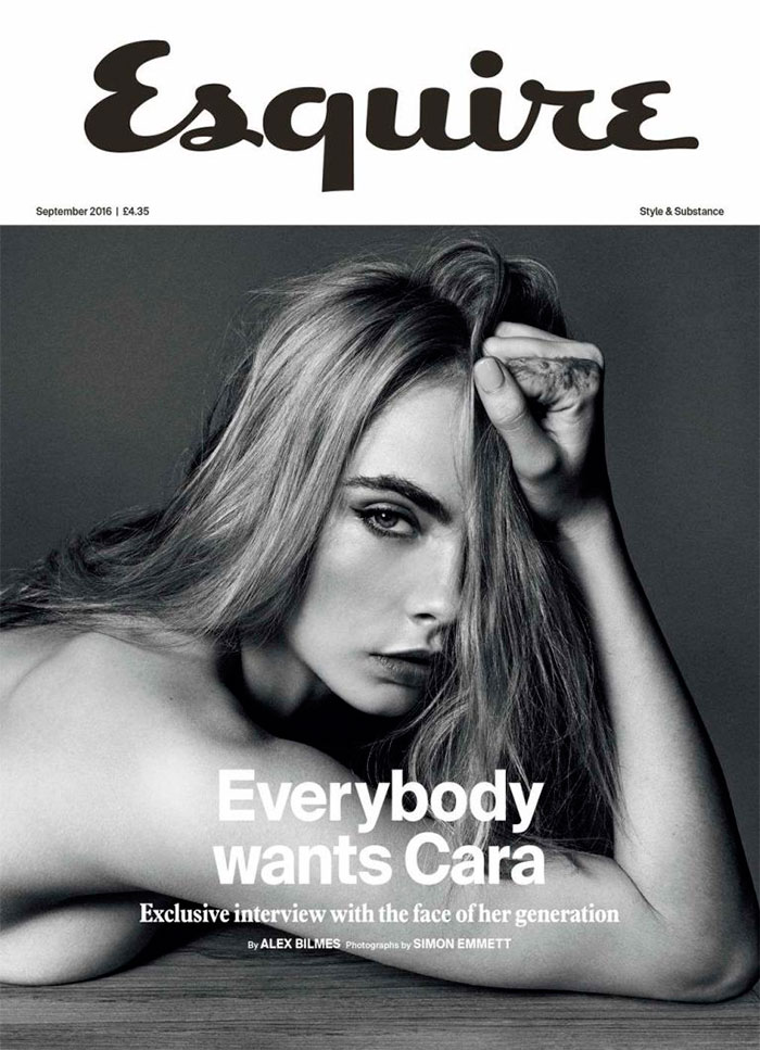  Cara Delevingne posa toda nua e dispara: 'Eu queria morrer',