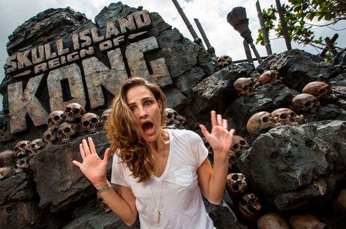 Fernanda Tavares visita nova atração do Universal Orlando