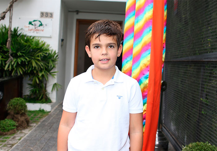 Rodrigo Silva, filho de Fausto Silva, estava entre os convidados
