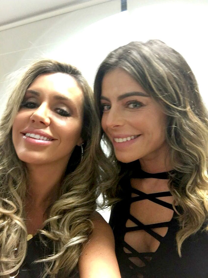 Renata Banhara é só elogios a Deborah Secco 