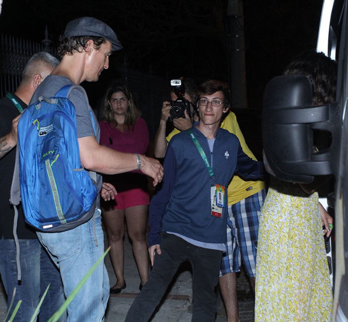Matthew McConaughey e Camila Alves curtem Rio de Janeiro