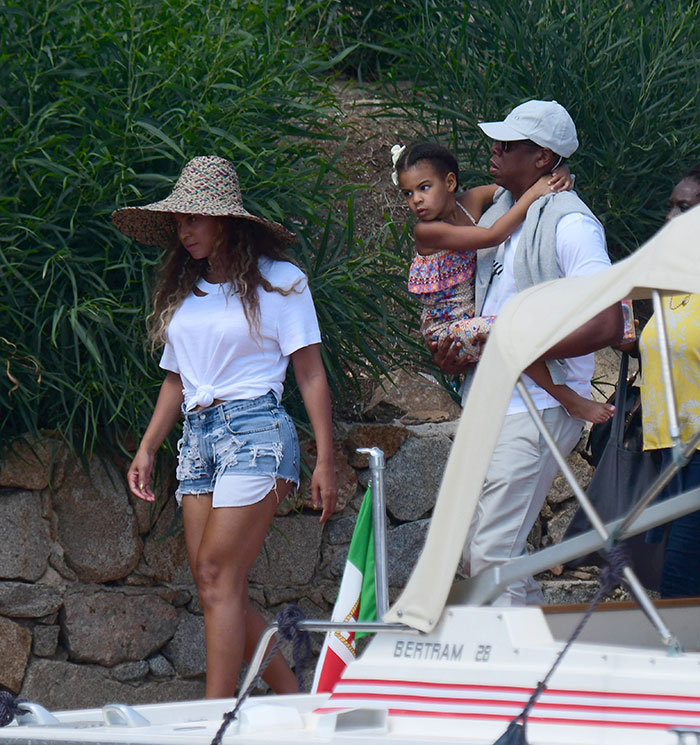 Beyoncé curte a Itália com Jay-Z e Blue Ivy