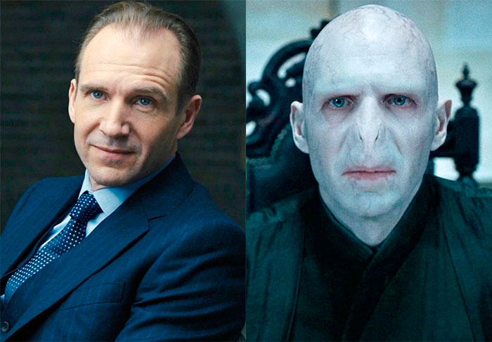 Que fã de Harry Potter não teve medo e ódio de Lord Valdemort em toda a saga do jovem bruxinho? Pois foi Ralph Fiennes que o interpretou em todos os longas