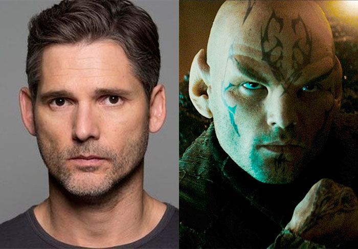 Eric Bana viveu um de seus vilões na carreira no filme Star Trek, de 2009, e o ator ficou irreconhecível com toda a transformação