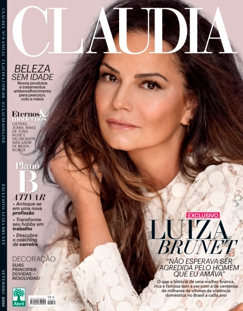 Luiza Brunet chega poderosa em capa de revista