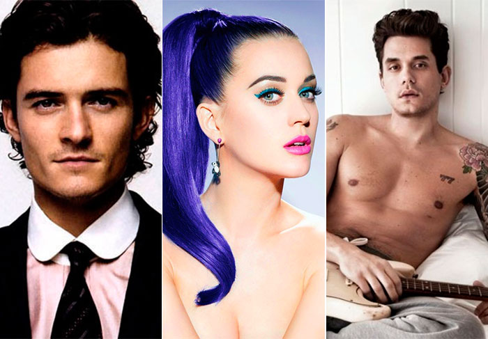 Katy Perry tem um dedo muito bom para escolher seus pretendentes, mas tá na cara que ela tem uma certa preferência e isso fica notável na semelhança entre Orlando Bloom e John Mayer