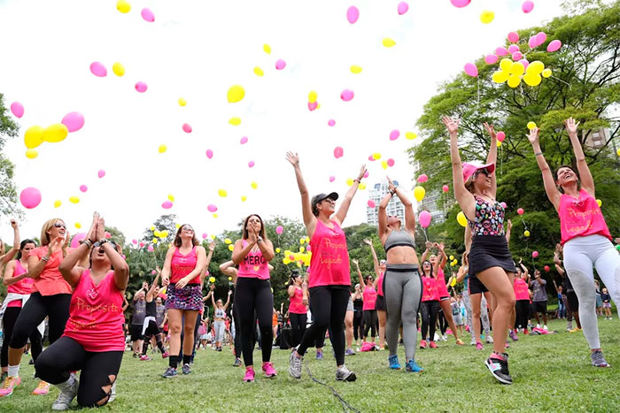  Renata Spallicci realiza evento fitness beneficente em SP