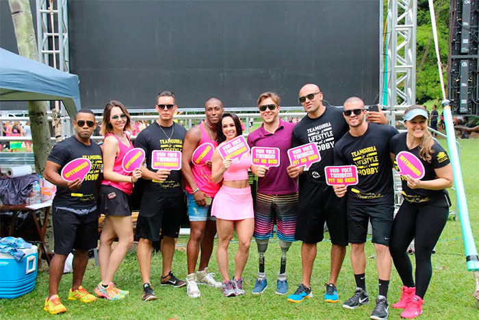  Renata Spallicci realiza evento fitness beneficente em SP