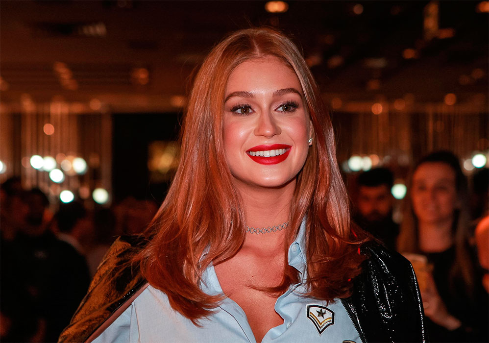 Marina Ruy Barbosa esteve no evento de lançamento da coleção da Schultz, que ocorreu na loja da marca na Oscar Freire, em São Paulo