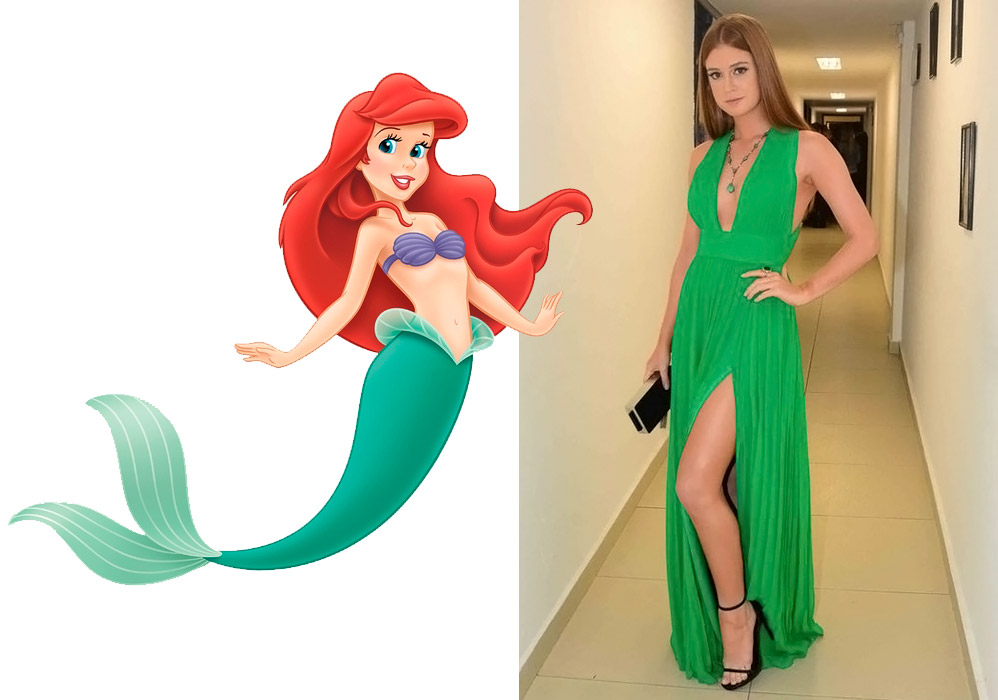 O cabelo ruivo não engana ninguém! Queremos Marina Ruy Barbosa como a nossa Ariel, de A Pequena Sereia, brasileira