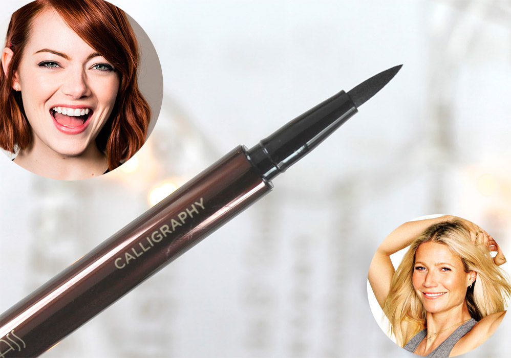 O delineador de caneta é um aliado para quem tem aquela dificuldade básica na hora de passar o produto. Mais firme, ele facilita a vida da mulherada e também das celebridades, que não abrem mão de tê-lo na mão. Emma Stone e Gwyneth Paltrow são algumas das personalidades que amam esse produtinho