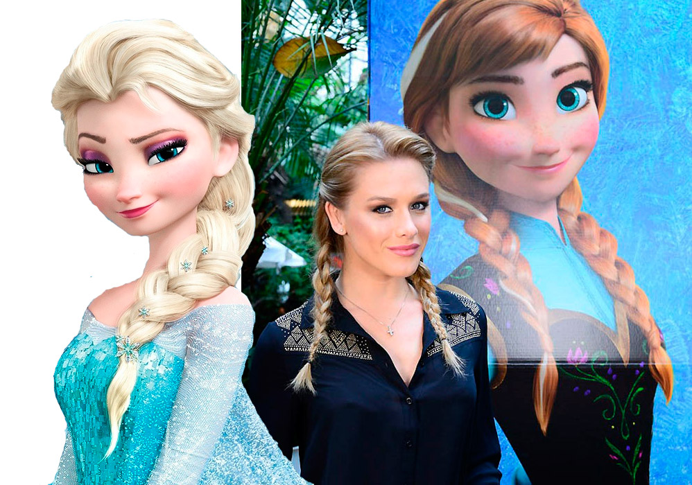 O mais recente sucesso da Disney, Frozen, levou uma multidão de crianças para conhecer a Elsa, a Rainha do Gelo, aos cinemas. No Brasil, mesmo sem neve, Fiorella Mattheis cumpriria muito bem o seu papel