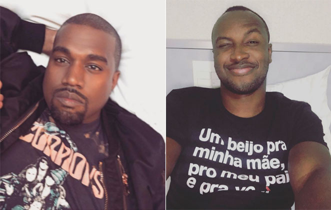 Thiaguinho é a cara do Kanye West quando jovem