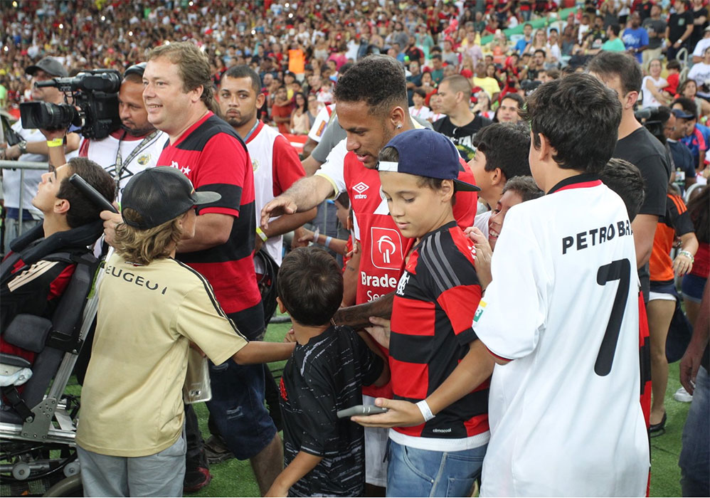 Neymar participou do Jogo das Estrelas