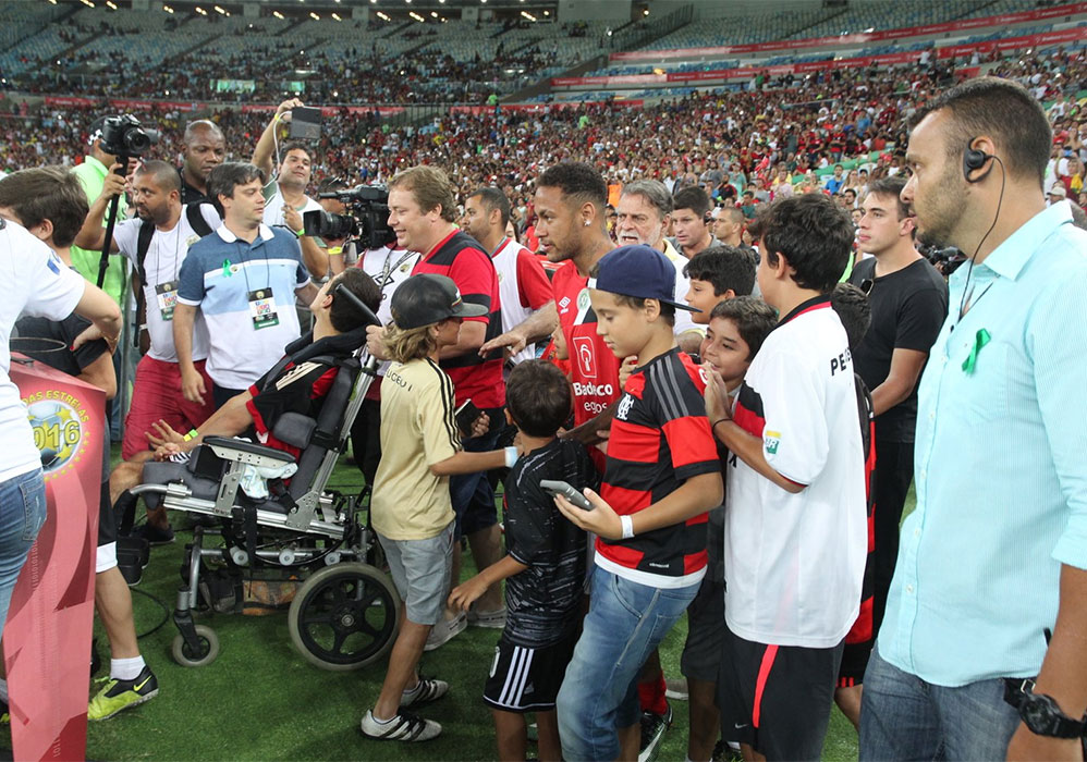 Neymar participou do Jogo das Estrelas