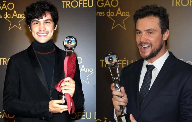 Gabriel Leoni e  Sergio Guizé, premiados no Troféu Melhores do Ano