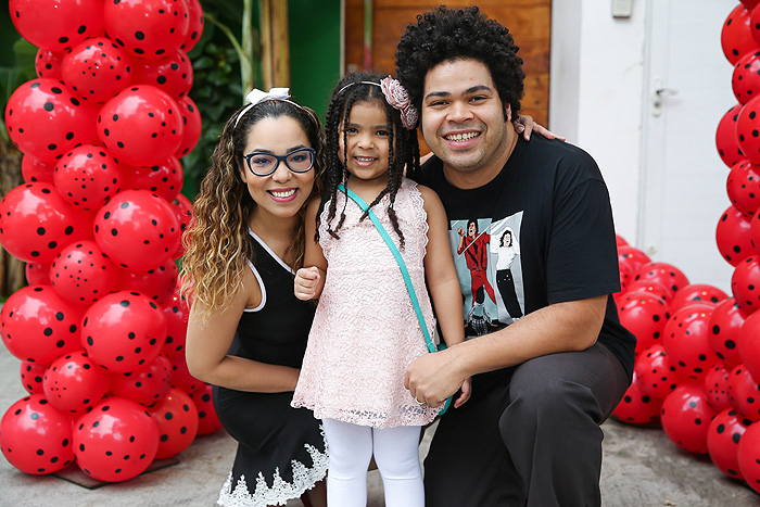 Robson Nunes, Micheli Machado e a filha Morena