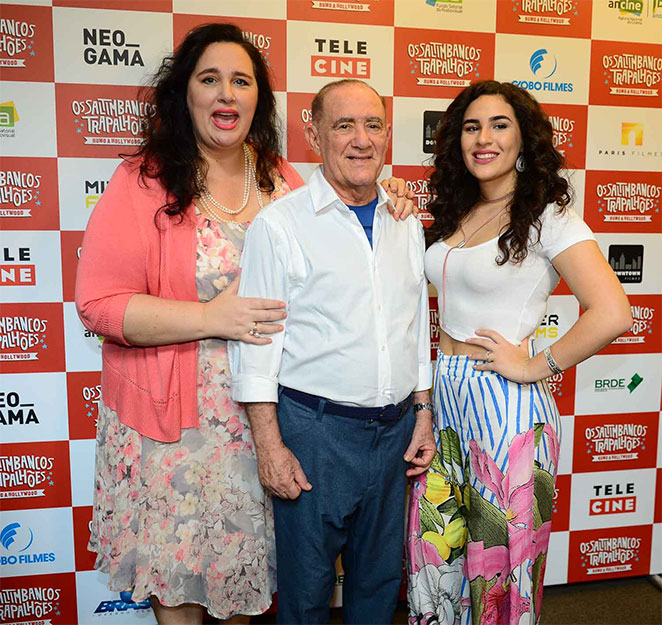 Renato Aragão com a família