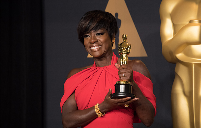Oscar 2017: Viola Davis arrasa usando Armani