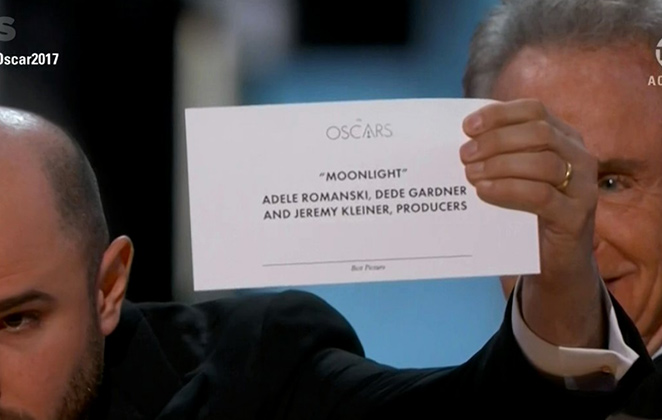 Moonlight leva o Oscar de Melhor Filme