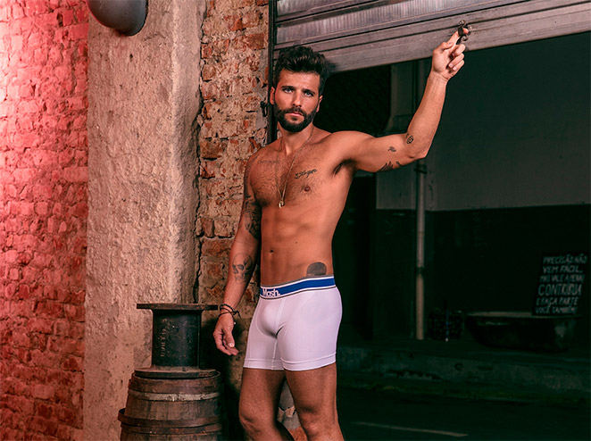 Bruno Gagliasso protagoniza campanha de cuecas