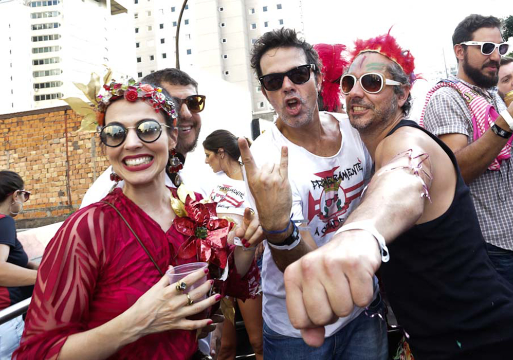 Bloco Acadêmicos do Baixo Augusta reuniu famosos