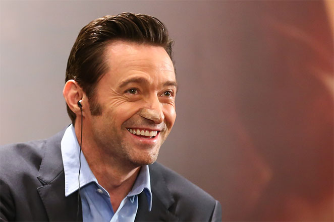 Hugh Jackman se encontra com a imprensa em São Paulo