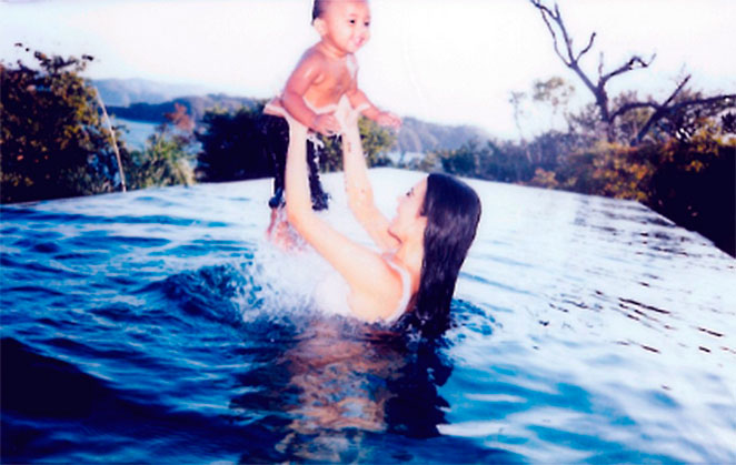 Kim Kardashian compartilha momentos especiais com seu filho, Saint