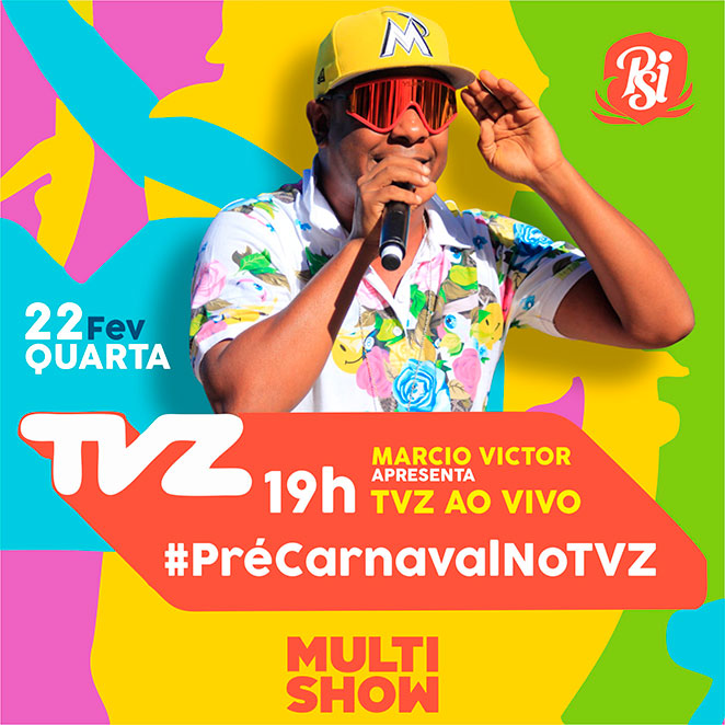 Márcio Victor comanda TVZ – Ao vivo no canal Multishow