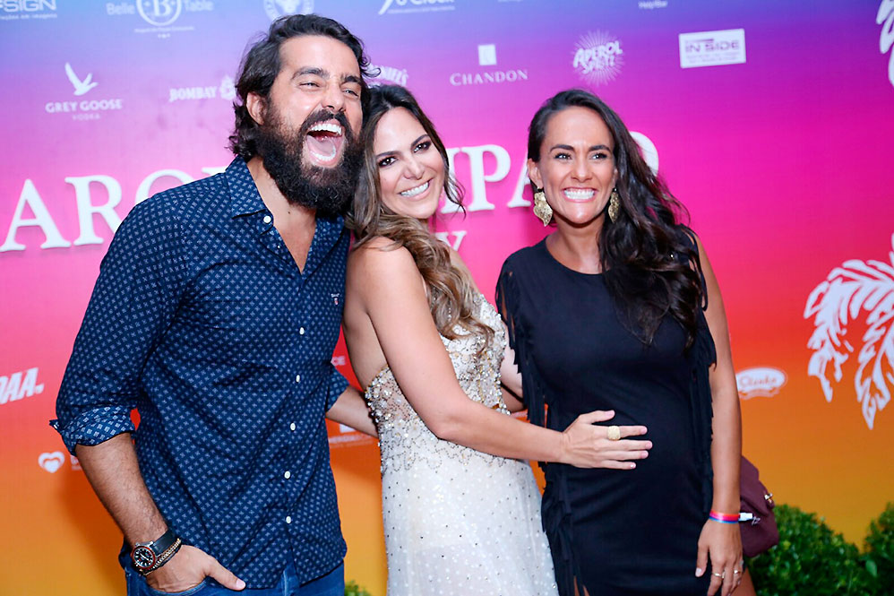 Carol Sampaio, Ricardo pereira e sua esposa, Francisca Pinto