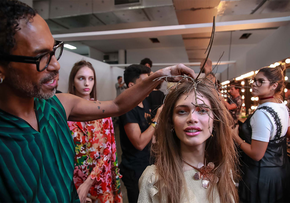 Backstage do 3º dia do SPFW