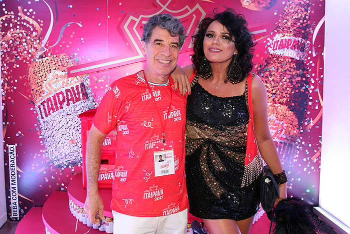 Camarote Itaipava atrai famosos no Desfile das Campeãs do RJ