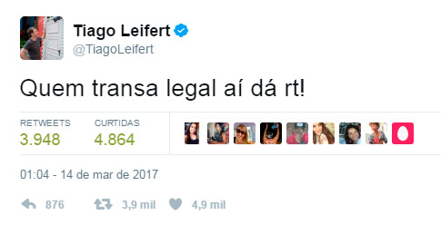 BBB17: Tiago Leifert trolla elogio sexual de Marcos a Emilly