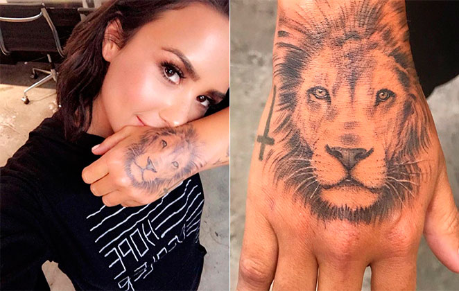 Neymar faz tattoo parecida com a de Demi Lovato e fãs piram