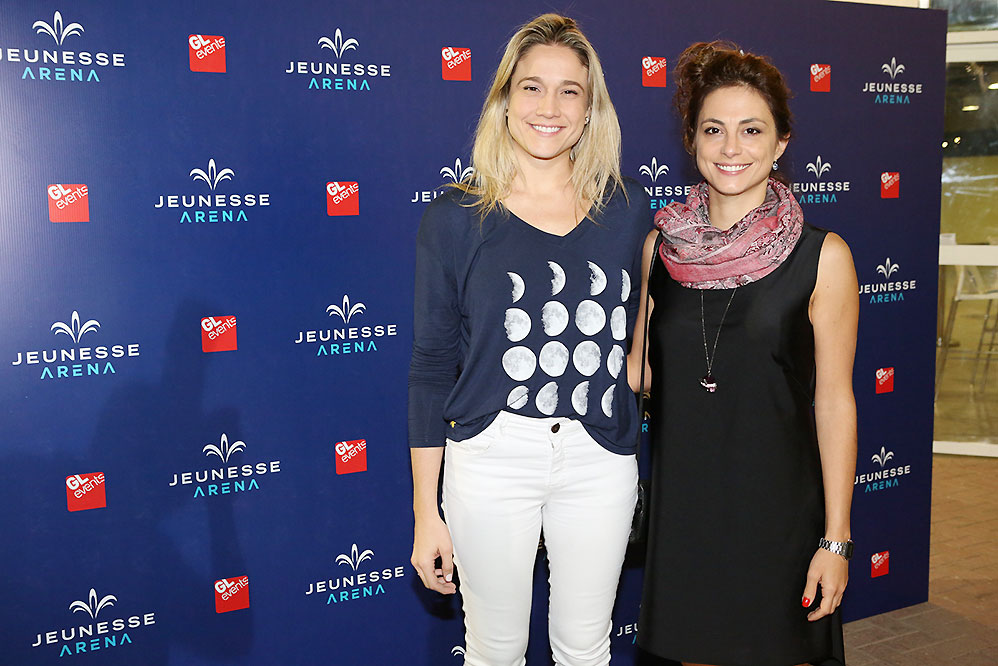 Fernanda Gentil com a namorada, Priscila Montandon