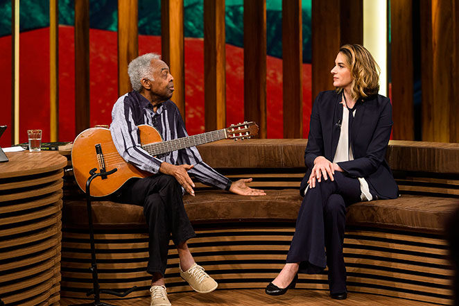 Gilberto Gil é o convidado do Conversa com Bial esta segunda